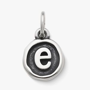 James Avery "E" initial charm